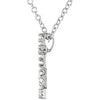 Platinum Anchor Necklace