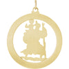 14k Yellow Gold 38.75mm St. Christopher Medal