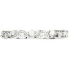 14k White Gold 1/4 CTW Diamond Anniversary Band, Size 7