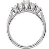 Platinum 1 CTW Diamond Anniversary Band, Size 7