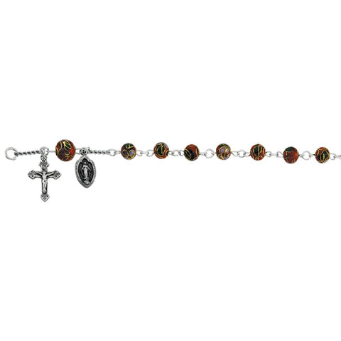Sterling Silver Rosary Bracelet