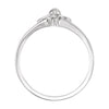 Sterling Silver Angel Chastity Ring Size 4 with Packaging