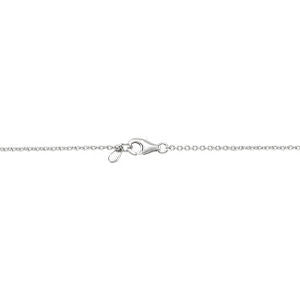 Sterling Silver Rhodium Plated Cubic Zirconia 36" Necklace