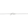Sterling Silver Rhodium Plated Cubic Zirconia 36" Necklace