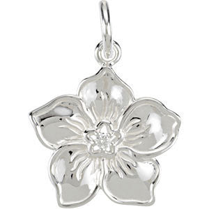 Sterling Silver Forget Me Not Charm