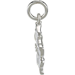Sterling Silver Forget Me Not Charm