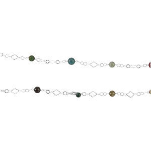 Sterling Silver Tourmaline Necklace