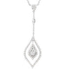 7/8 CTTW Diamond 18-inch Necklace in 14k White Gold