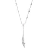 14k White Gold 7/8 CTW Diamond Geometric 18" Necklace