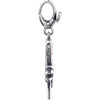 Sterling Silver Enamel Heart Shaped Lollipop Charm