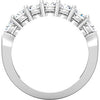 14k White Gold Anniversary Band, Size 7