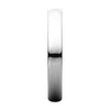 Sterling Silver 3mm Half Round Light Band, Size 7.5