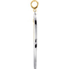 Sterling Silver & 14k Yellow Gold Open Silhouette Pendant