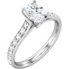 14k White Gold 1/3 ctw. Diamond Band, Size 7