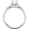 14k White Gold 1/3 CTW Diamond Band, Size 7