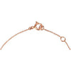 14k Rose Gold Pink Sapphire Heart Bracelet