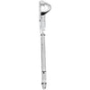 Sterling Silver 3/8 CTW Diamond Key Pendant