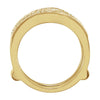 14k Yellow Gold 1/3 CTW Diamond Ring Guard, Size 7