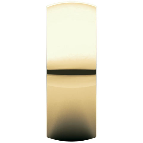 18k Yellow Gold 8mm Heavy Comfort Fit Band, Size 7