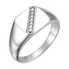 Men's Accented Ring in 14k Yellow Gold, Size 11