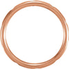 14k Rose Gold 1/10 CTW Diamond Eternity Band, Size 6