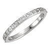 14k White Gold 1/3 ctw. Diamond Anniversary Band, Size 5