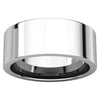 Sterling Silver 8mm Flat Band, Size 7