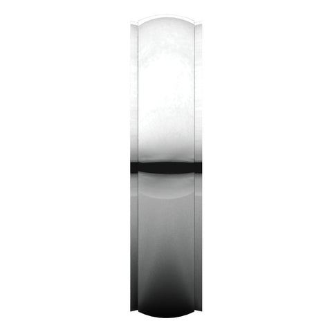 14k White Gold 5mm Comfort Fit Edge Band , Size 8.5