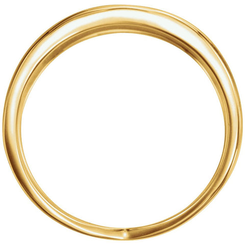 14k Yellow Gold Freeform Ring, Size 7