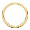 14k Yellow Gold 2.5mm Comfort Fit Edge Band , Size 6.5