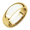 06.00 mm Comfort-Fit Wedding Band Ring in 14K Yellow Gold ( Size 14 )