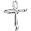 26.00x19.25 mm Cross Pendant in Sterling Silver