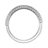 14k White Gold 1/4 CTW Diamond Band, Size 7
