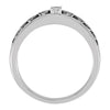 Sterling Silver .01 CTW Diamond Band Size 7