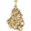 Nugget Pendant in 10k Yellow Gold
