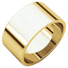 10.00 mm Flat Band in 14K Yellow Gold ( Size 9.5 )