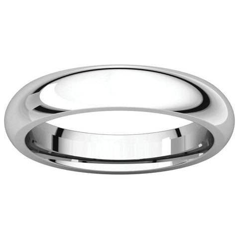 Sterling Silver 4mm Comfort Fit Band, Size 5.5