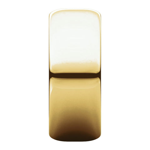 10k Yellow Gold 8mm Half Round Band, Size 5.5