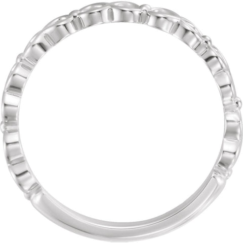 Sterling Silver Stackable Ring, Size 7