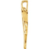 14k Yellow Gold Freeform Pendant
