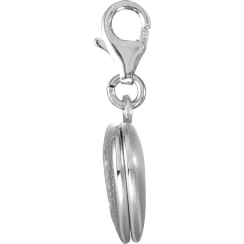 Sterling Silver Mom Locket Charm