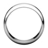 Sterling Silver 8mm Half Round Band, Size 6