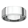 Palladium 7mm Flat Edge Band, Size 8.5