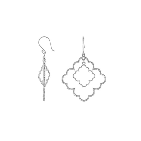 Sterling Silver Decorative Earrings
