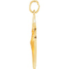 14k Yellow Gold 25mm Round St. Jude Thaddeus Medal