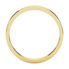 14k Yellow Gold 2.5mm Flat Band, Size 9.5