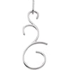 Metal Fashion Pendant in Sterling Silver