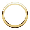 10k Yellow Gold 6mm Milgrain Band, Size 12