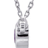 Sterling Silver Amethyst Bezel 18" Necklace