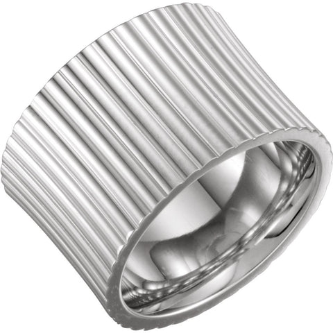 Sterling Silver Metal Fashion Ring, Size 7
